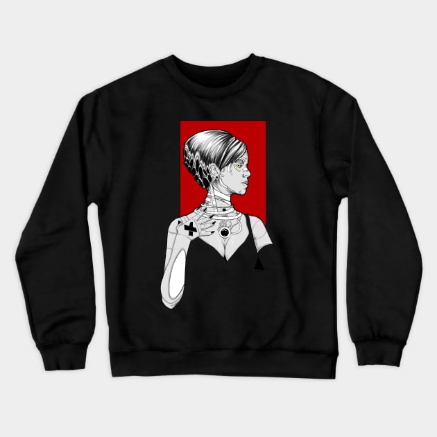 Too Human? Crewneck Sweatshirt by paintchips